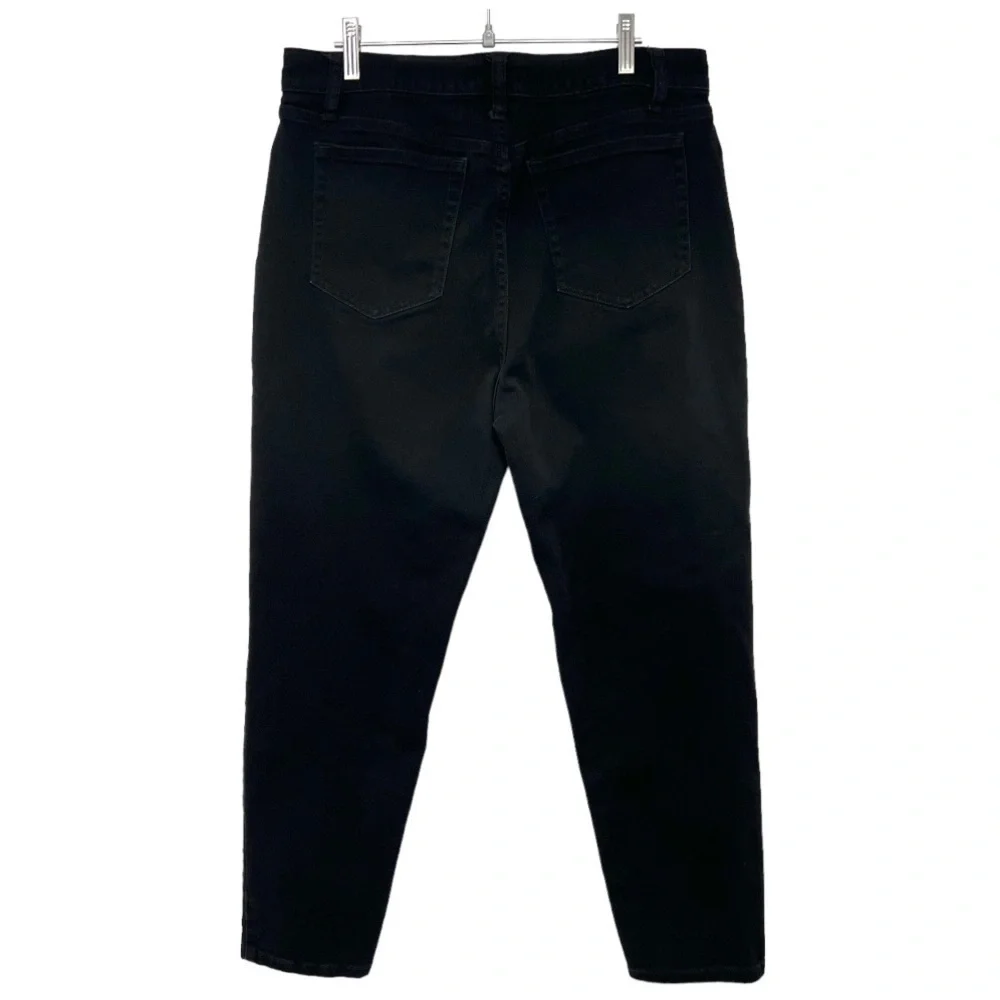 Nili Lotan x Target Black Denim Straight Leg Ankle Jeans Women’s 12 - Picture 7 of 12